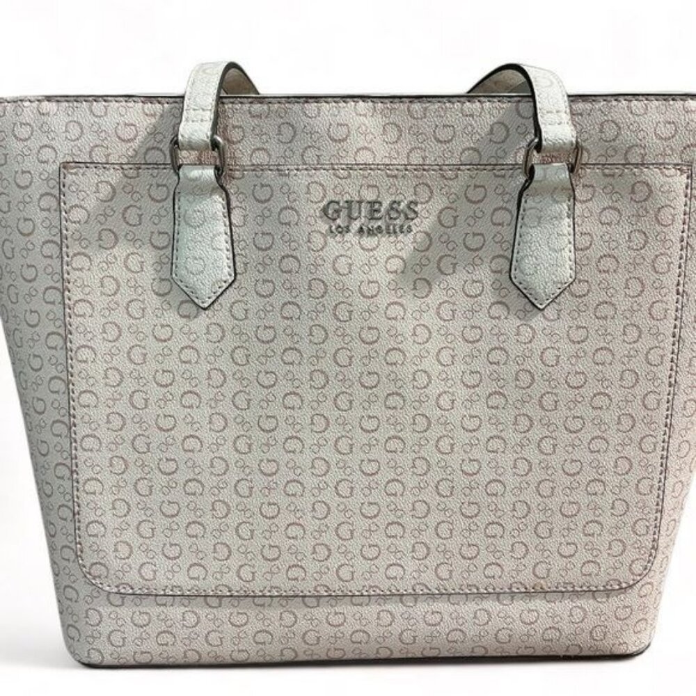Guess Tote Bag Women Multi Logo, Light Rose, Style CC888325 - Picture 4 of 15
